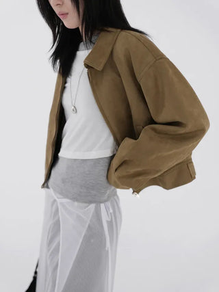 Naple casual suede jacket