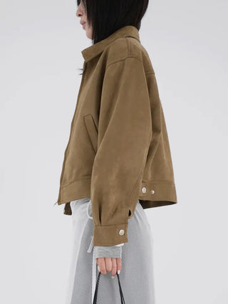 Naple casual suede jacket