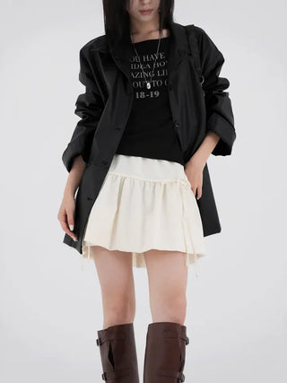 Myomi Ribbon Pumpkin Skirt