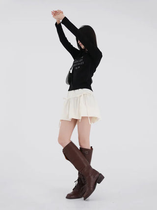 Myomi Ribbon Pumpkin Skirt