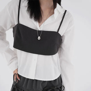 Juning Strap Layered Bustier