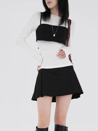 Juning Strap Layered Bustier