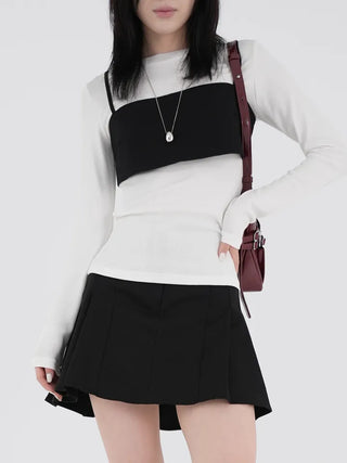 Juning Strap Layered Bustier