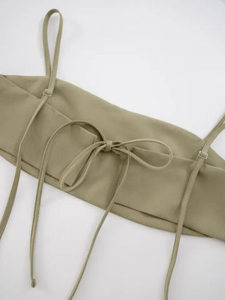 Juning Strap Layered Bustier