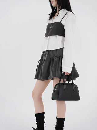 Juning Strap Layered Bustier