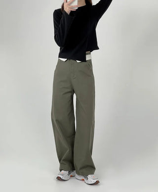 Riddell Low-Rise Cotton Pants