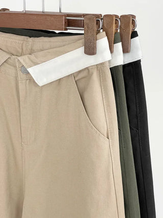 Riddell Low-Rise Cotton Pants