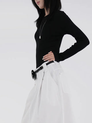 Illin Basic Ribbed Long Sleeve