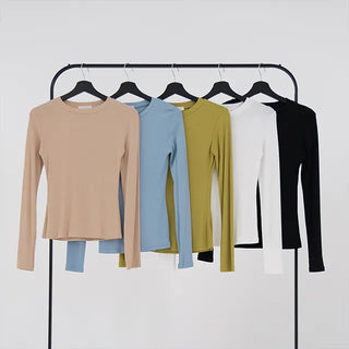 Illin Basic Ribbed Long Sleeve