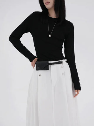 Illin Basic Ribbed Long Sleeve