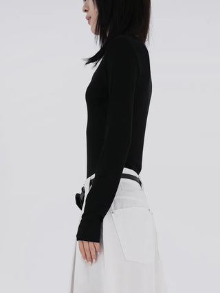Illin Basic Ribbed Long Sleeve