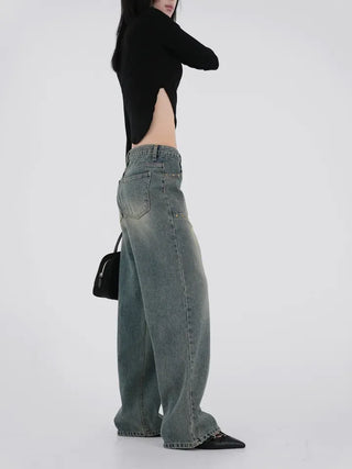 Bella Asymmetrical Rounded Crop T-shirt