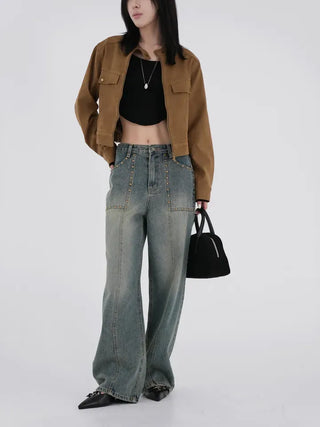 Bella Asymmetrical Rounded Crop T-shirt