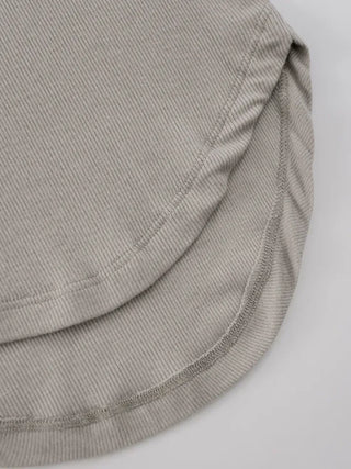 Bella Asymmetrical Rounded Crop T-shirt