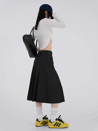 Bella Asymmetrical Rounded Crop T-shirt