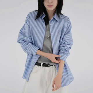 Poning Basic Striped Shirt