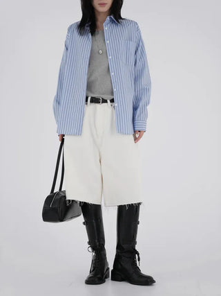 Poning Basic Striped Shirt