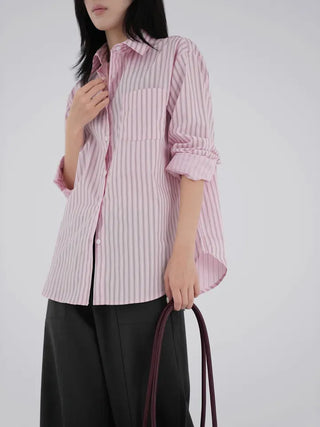Poning Basic Striped Shirt