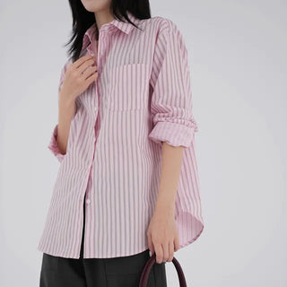 Poning Basic Striped Shirt