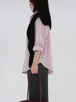 Poning Basic Striped Shirt