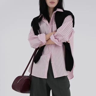 Poning Basic Striped Shirt