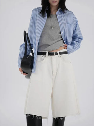 Poning Basic Striped Shirt