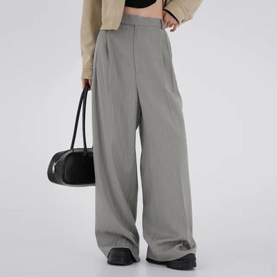 Zinnia Modern Striped Wide Slacks