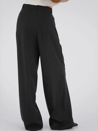Zinnia Modern Striped Wide Slacks