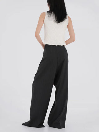 Zinnia Modern Striped Wide Slacks