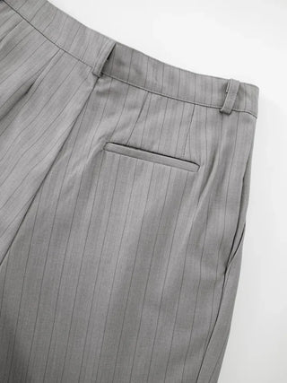 Zinnia Modern Striped Wide Slacks