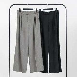 Zinnia Modern Striped Wide Slacks