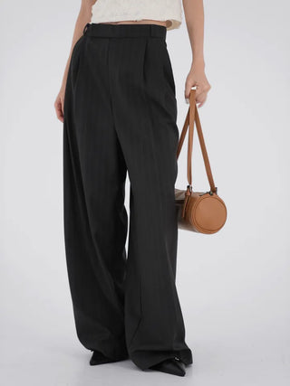 Zinnia Modern Striped Wide Slacks
