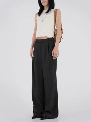 Zinnia Modern Striped Wide Slacks