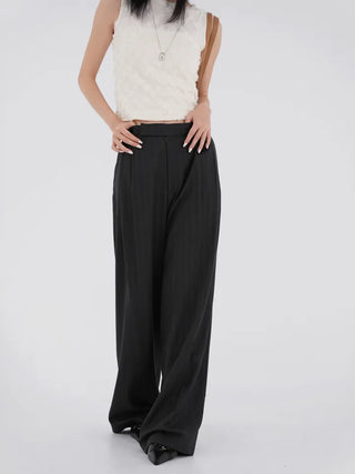 Zinnia Modern Striped Wide Slacks