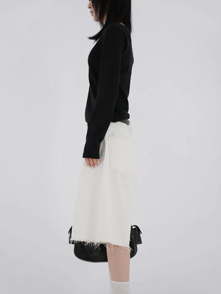 Focking Cotton Midi Shorts