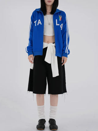 Focking Cotton Midi Shorts