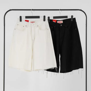 Focking Cotton Midi Shorts