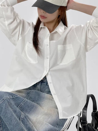 Awning denim maxi long skirt