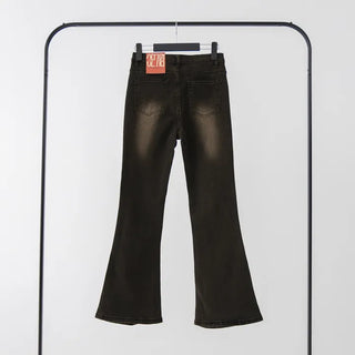 Oan bootcut washed denim pants