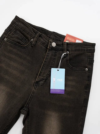 Oan bootcut washed denim pants