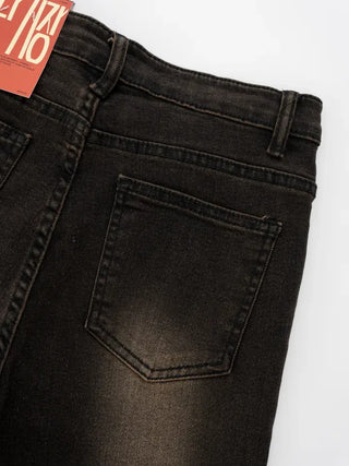 Oan bootcut washed denim pants