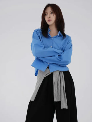 Delo Crop Basic Shirt