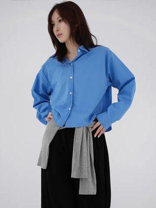 Delo Crop Basic Shirt
