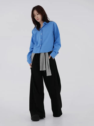 Delo Crop Basic Shirt