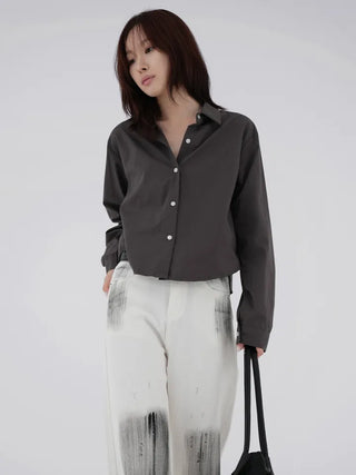 Delo Crop Basic Shirt