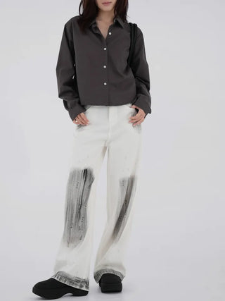 Delo Crop Basic Shirt
