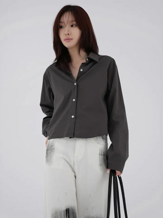 Delo Crop Basic Shirt