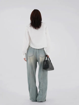 Delo Crop Basic Shirt