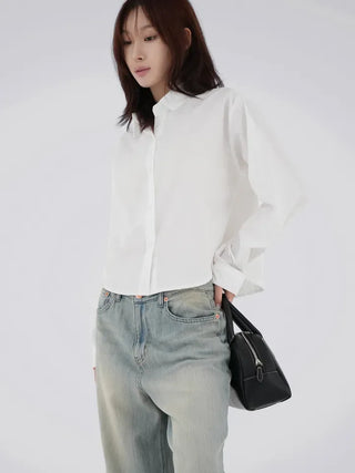 Delo Crop Basic Shirt