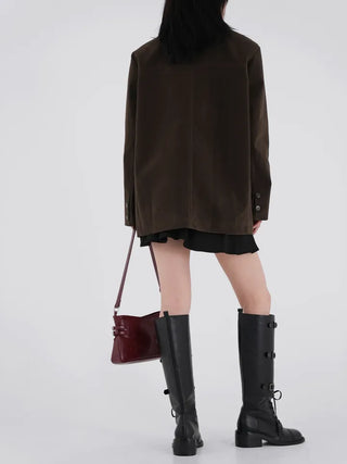 Sirang Suede Collar Jacket